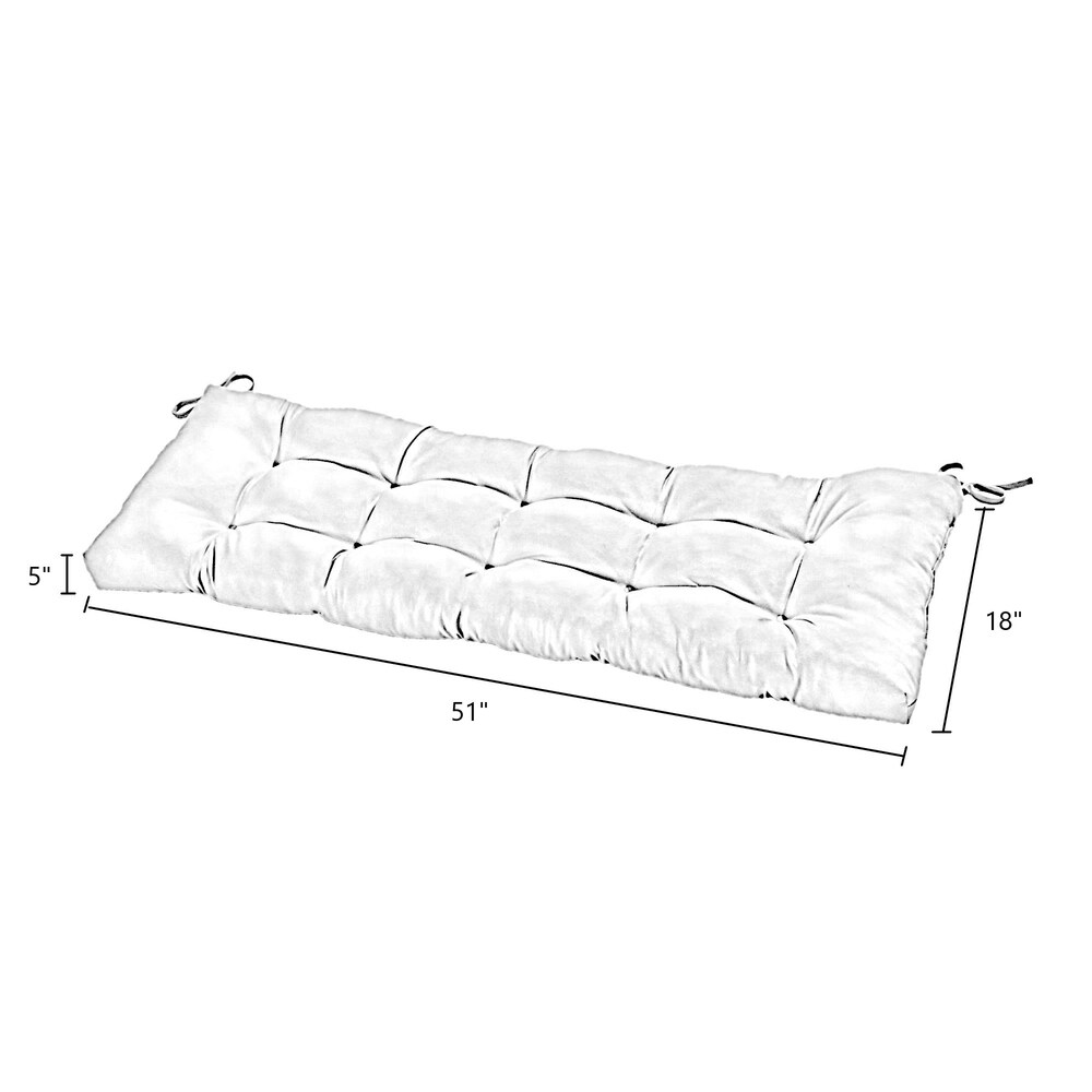 Brick Stripe 18 inch x 51 inch Outdoor Bench Cushion