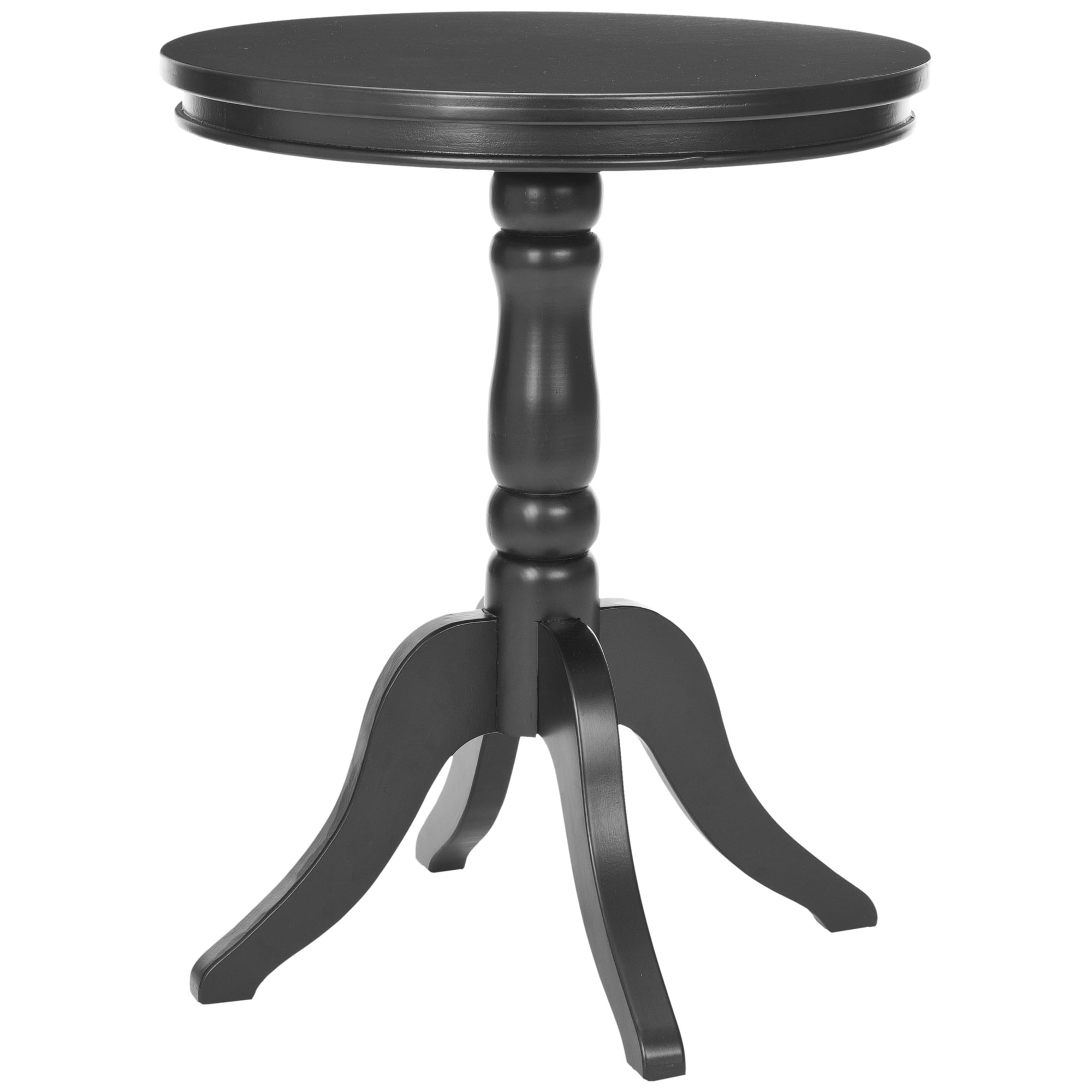 SAFAVIEH Arles Black Round Side Table - 20.1