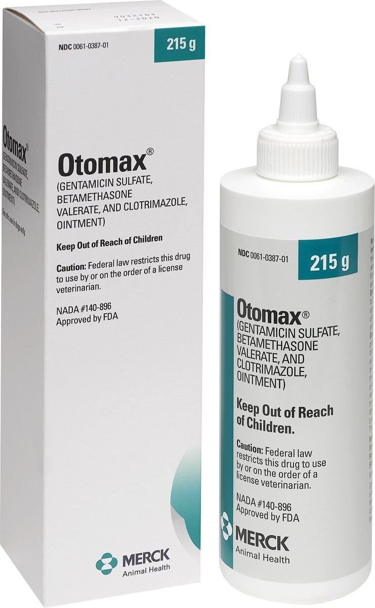 Otomax (Gentamicin / Betamethasone / Clotrimazole) Otic Ointment for Dogs