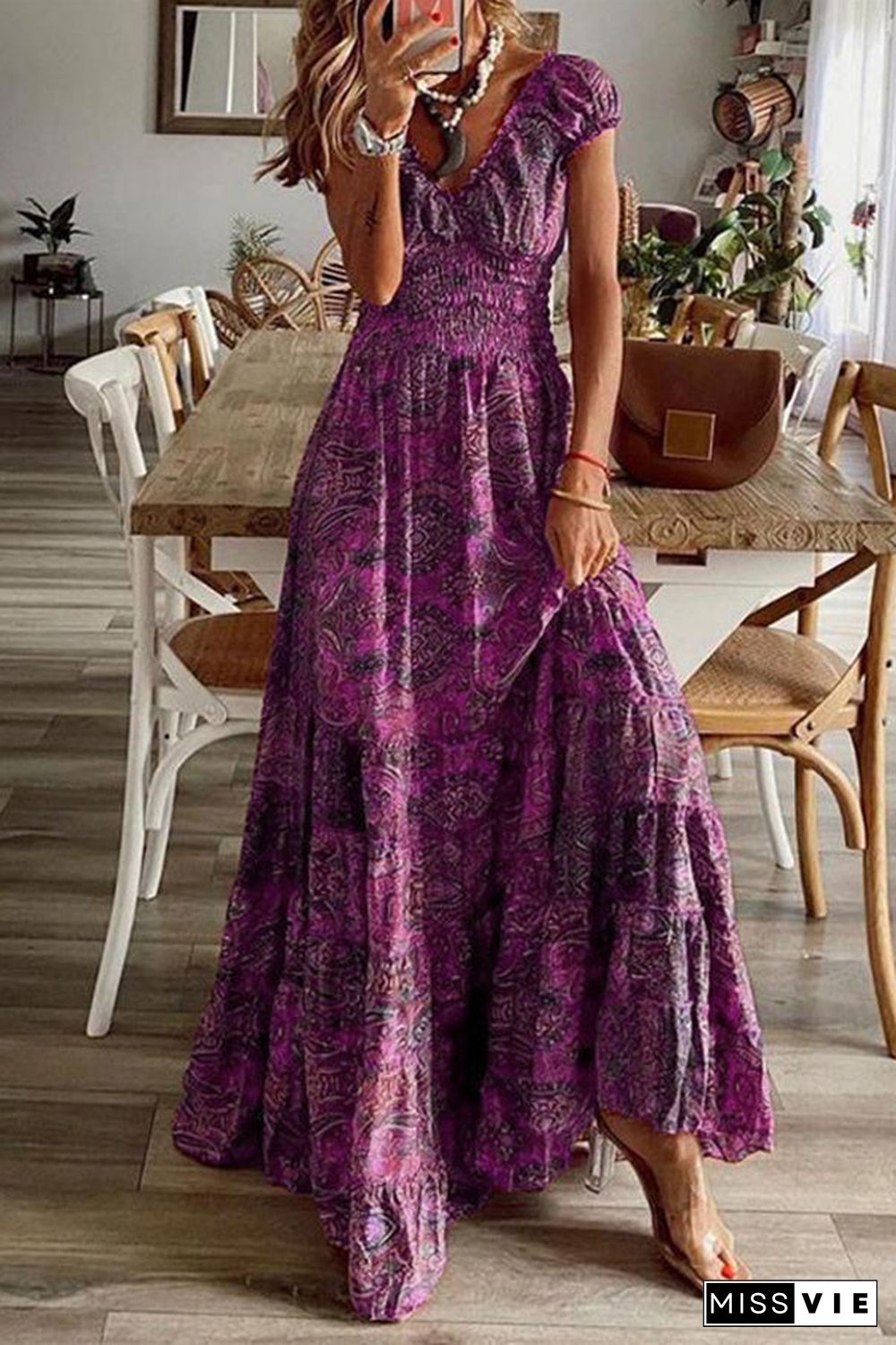 Endless Love Story Paisley Maxi Dress