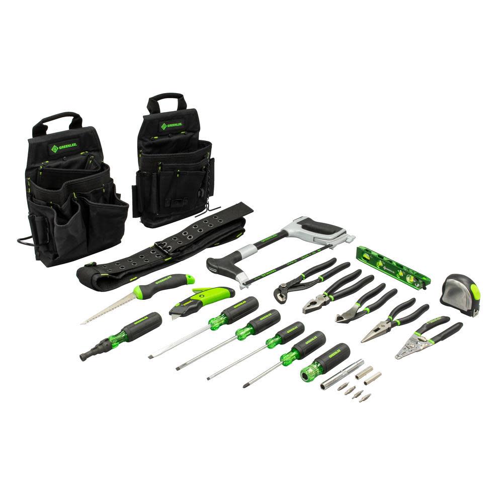 Greenlee Electrician Tool Kit 17pc ;