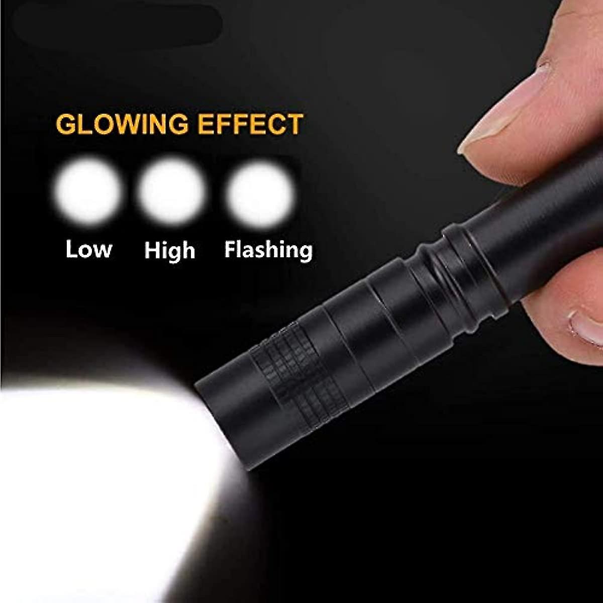 Pocket Torch 2pcs Led Pen Light Penlight 1200 Lumens  High Lumen Ultra Bright Mini Pocket Pen Light Torch Flashlight With Clip For Medical Doctor Nurs