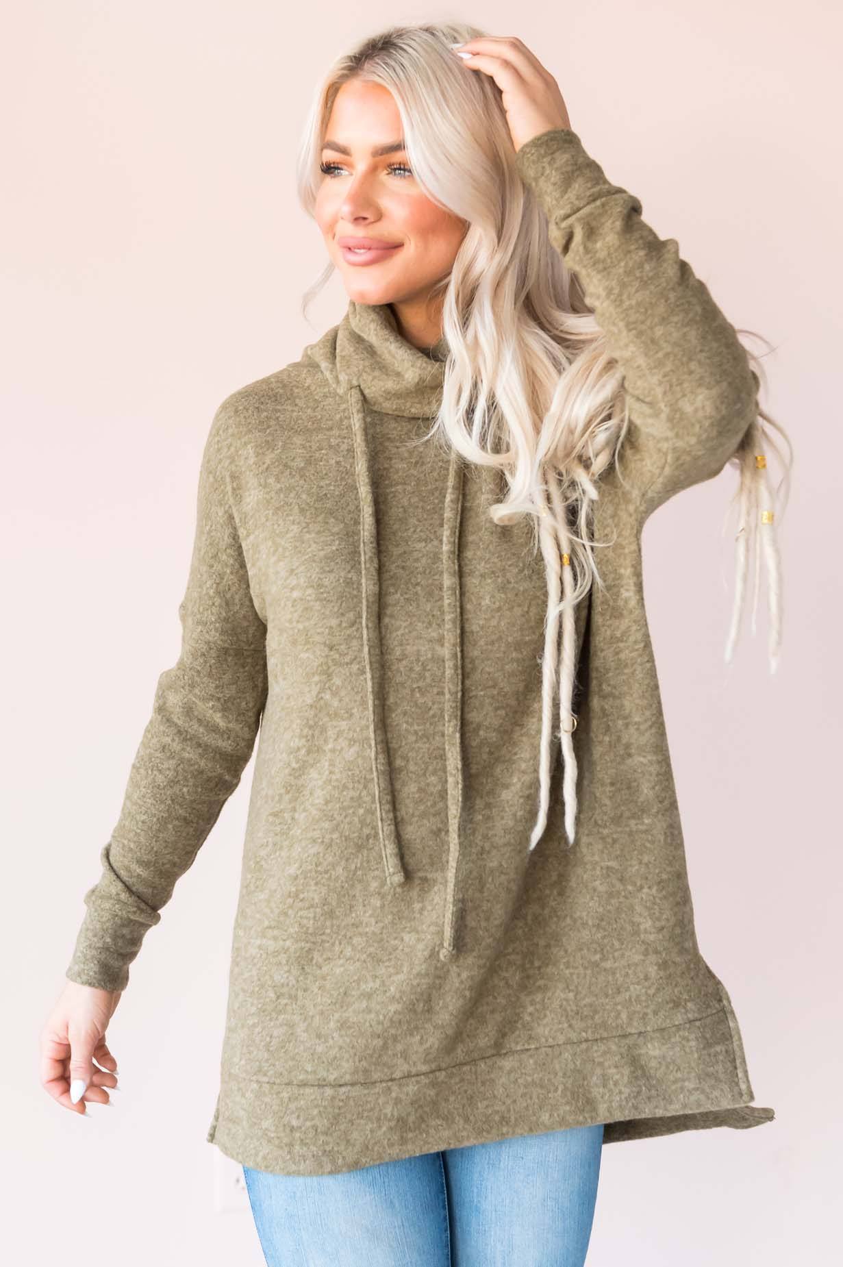 Comfy Cozy Modest Turtleneck Sweater