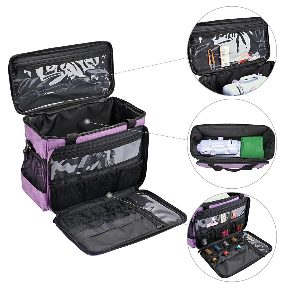 Yescom Rolling Sewing Machine Tote Trolley on Wheels