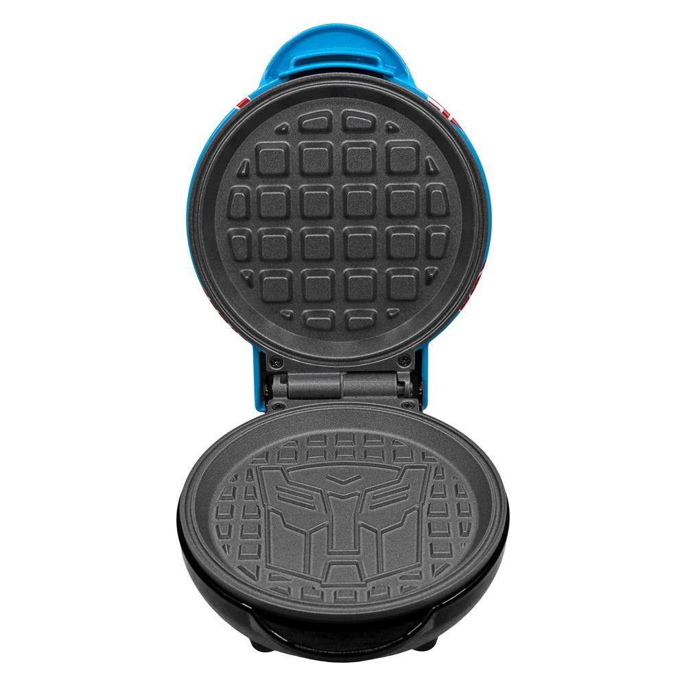 Uncanny Brands Transformers Blue Mini American Waffle Maker WM3-TRA-AUT