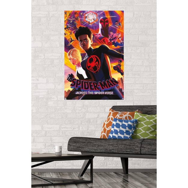 Trends International Marvel Spider man Across The Spider verse Group One Sheet Unframed Wall Poster Prints