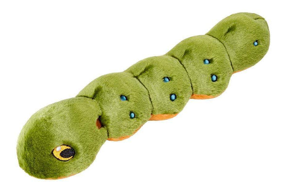 Fluff and Tuff Katie Caterpillar Plush Dog Toy