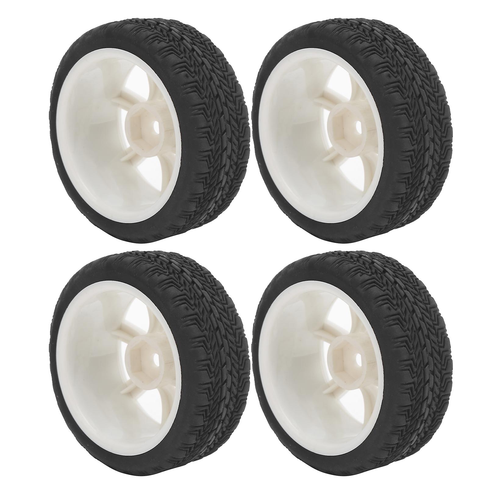 65mm Diameter Rc Antiskid Tires Rubber Replacement Tire Fit For Wpl D12 1/10 Car