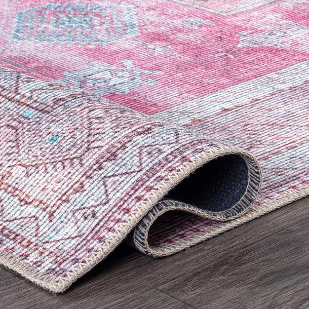 World Rug Gallery Distressed Transitional Bohemian Area Rug