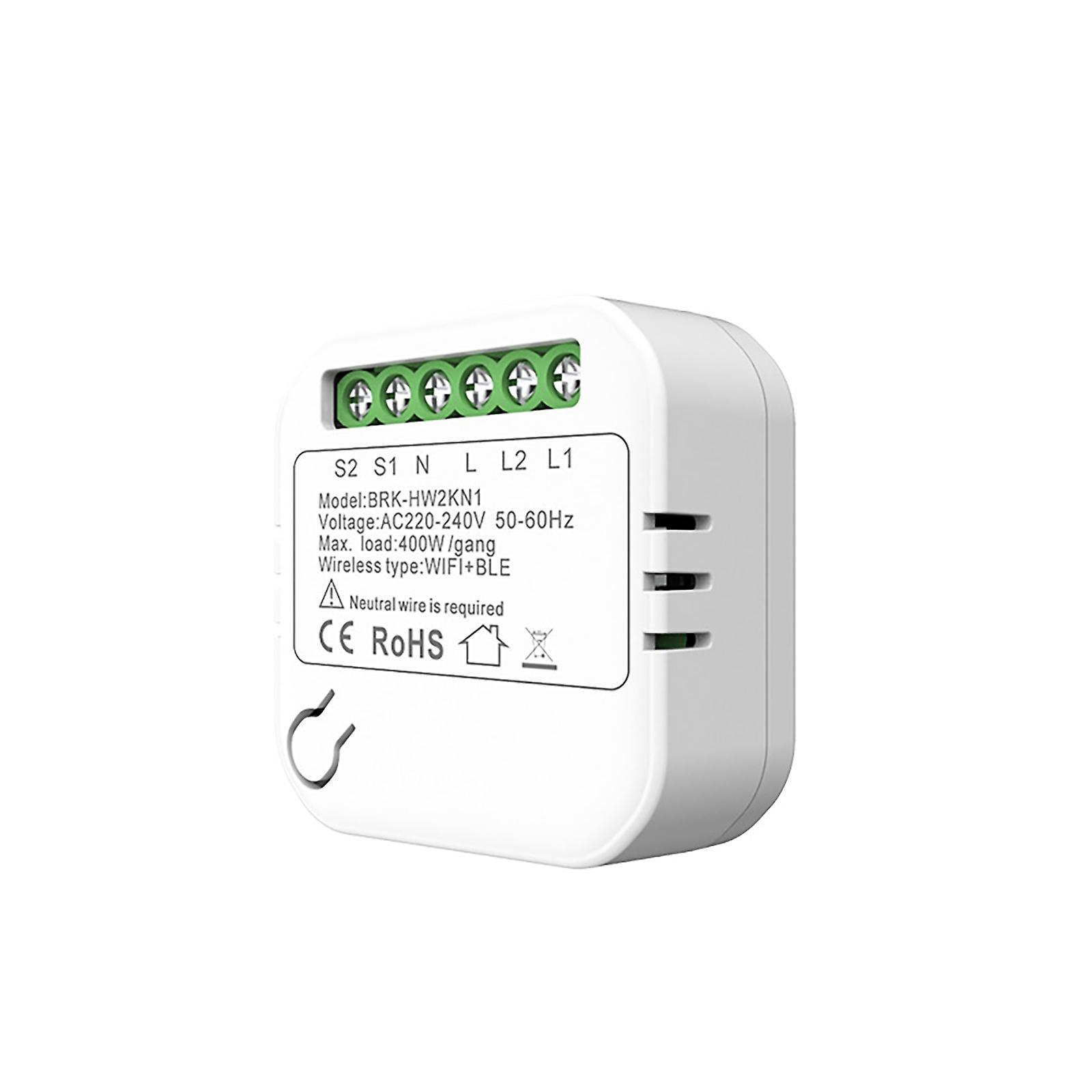 2gang Wifi Mini Smart Switch Apple Homekit Cozylife Diy 2-way Control Smart Home Automation