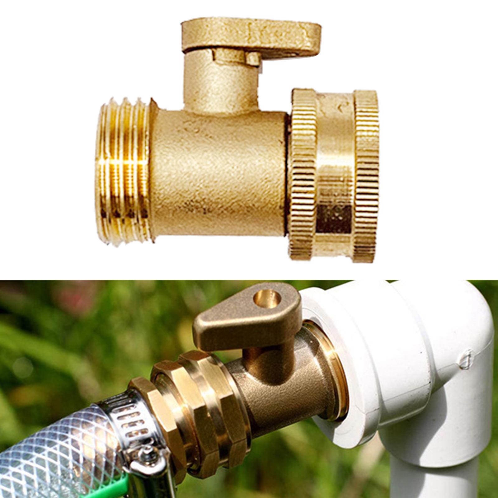 Heavy Duty Garden Hose Adapter Water Connectors Connection Tube Fittings Valve