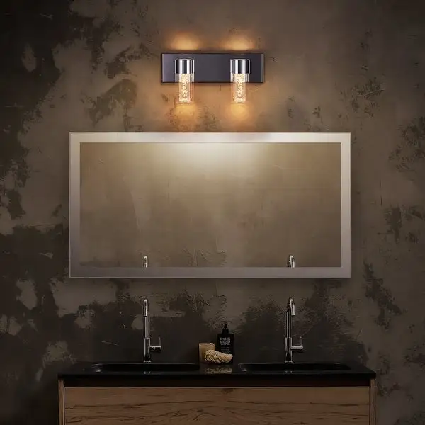 CO-Z Chrome Finished Wall Sconce Vanity Light 14W LED Lights