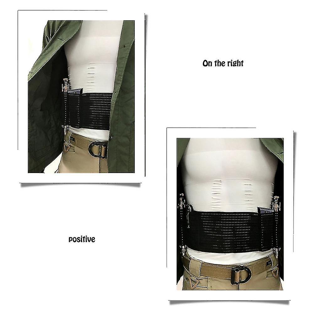 95cm Outdoor Tactical Multifunctional Waist Cover Universal Left And Right Hand Invisible Nylon Holster Mesh Breathable Waist Seal