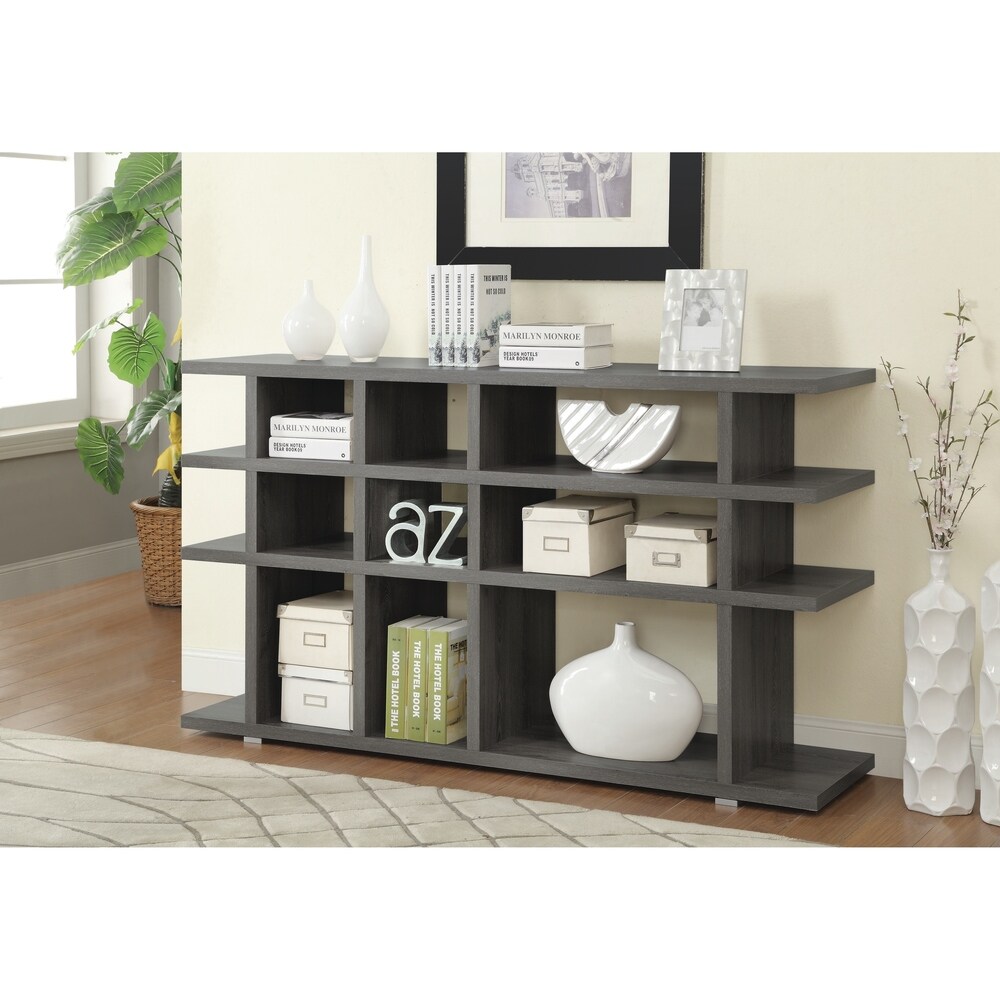 Coaster Furniture Santos Weathered Grey 3 tier Bookcase