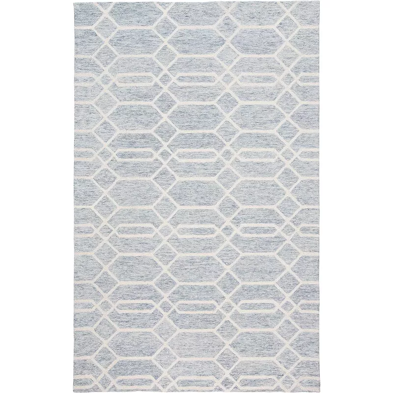 Weave and Wander Natal Gray Geometric Area Rug