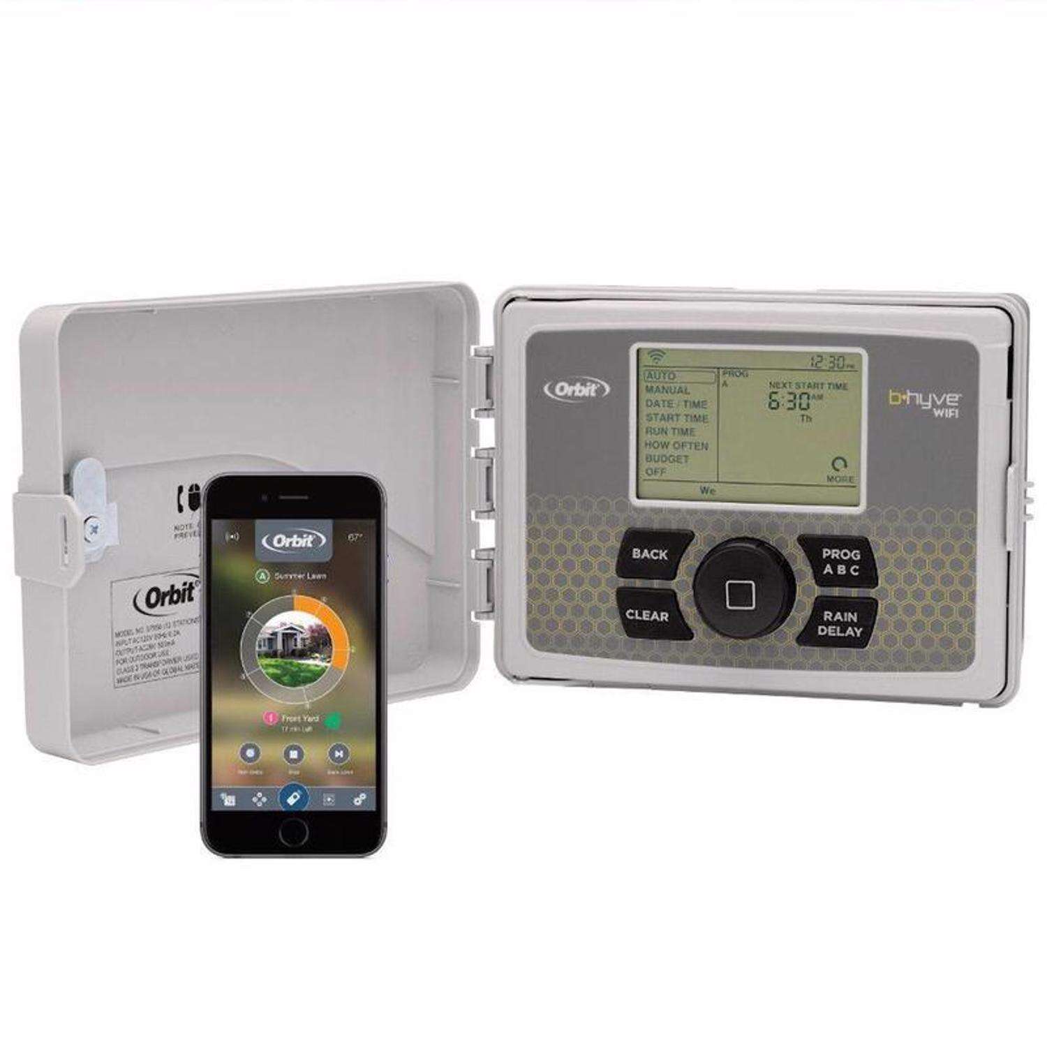 Orbit B-Hyve Programmable 6 Zone WiFi Sprinkler Timer