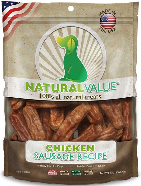 Loving Pets Natural Value Chicken Dog Jerky Treat， 13-oz bag