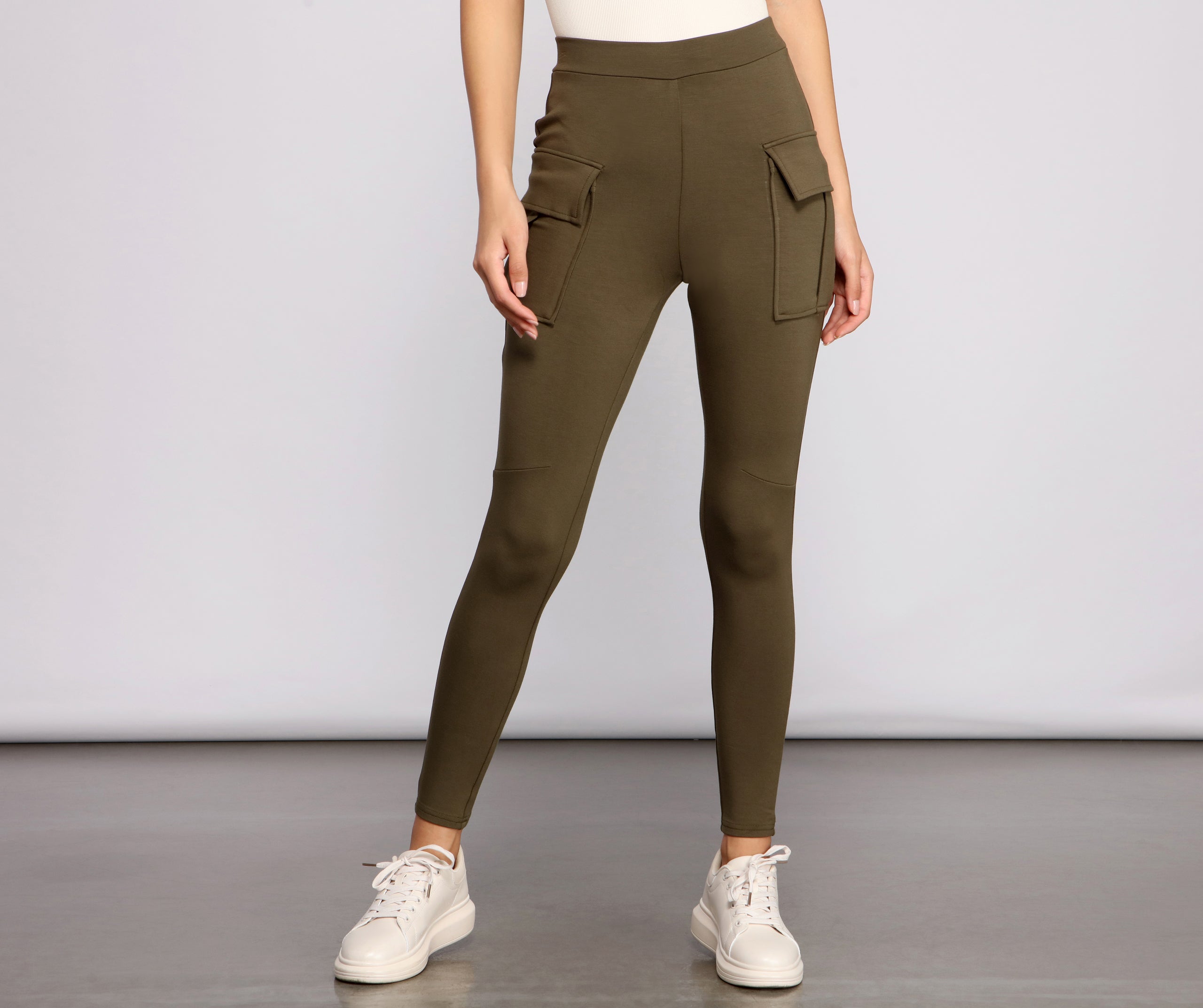 Lead With Style Cargo Detail Leggings