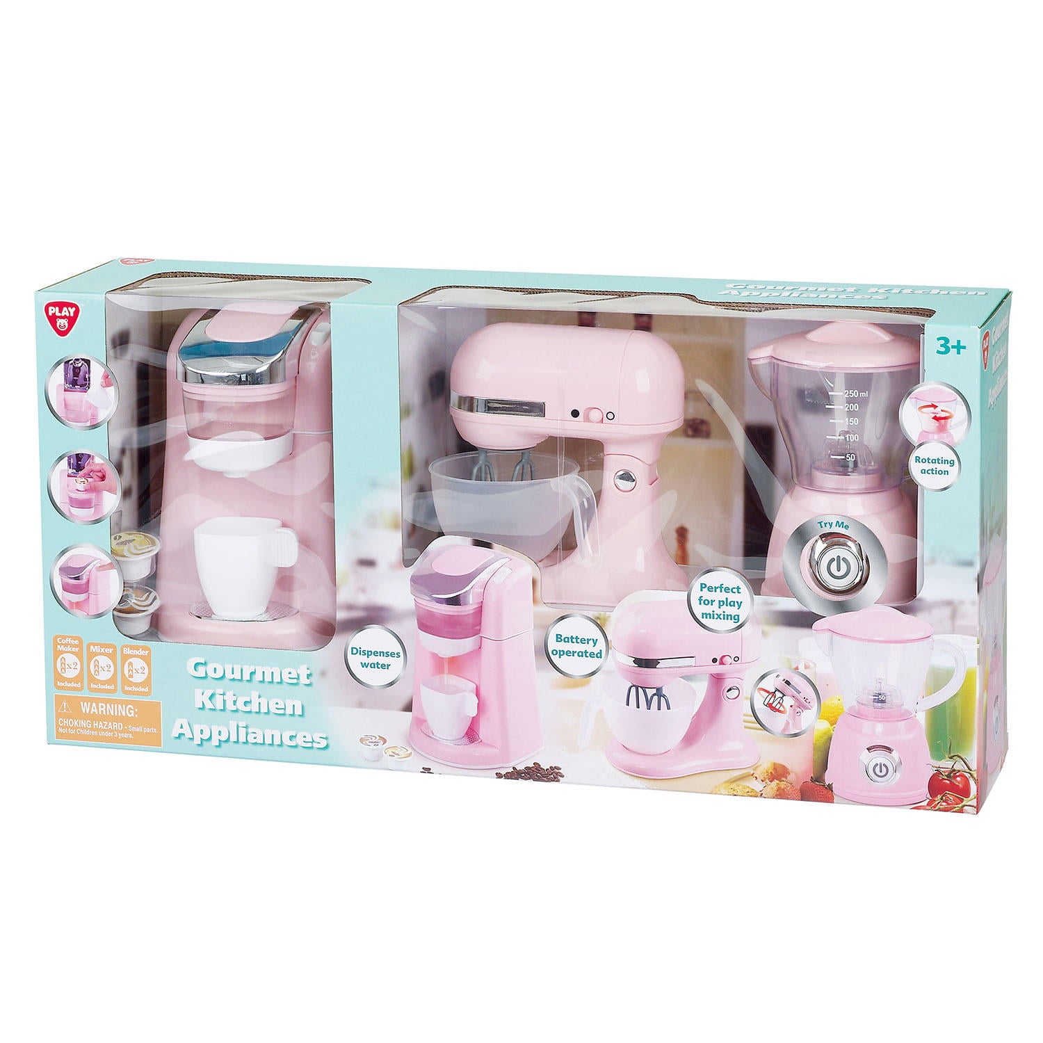 Playgo Gourmet Kitchen Pink Appliance Set