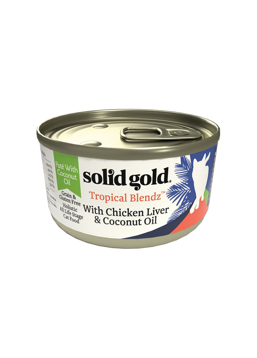 Solid Gold Tropical Blendz With Chicken Liver Coconut Pate Wet Cat Foo