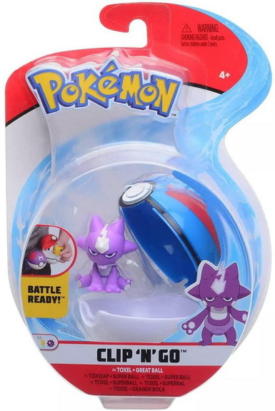 Jazwares JZW PKW2477TO C Pokemon Clip N Go Poke Ba...