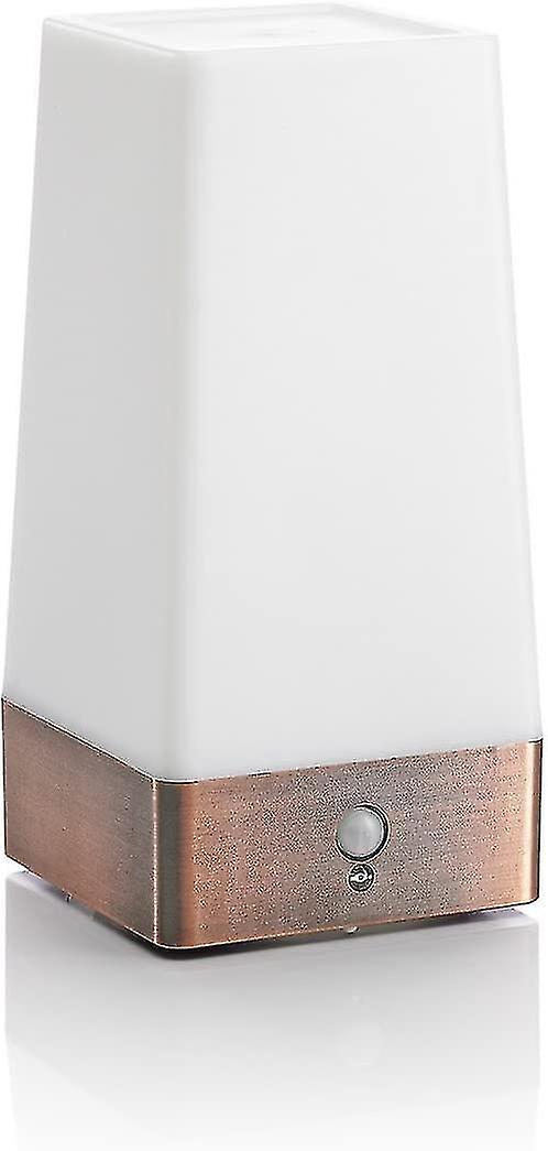 Auraglow Wireless Pir Motion Sensor Table Lamp Super Bright Led Battery Powered Hallway Night Light