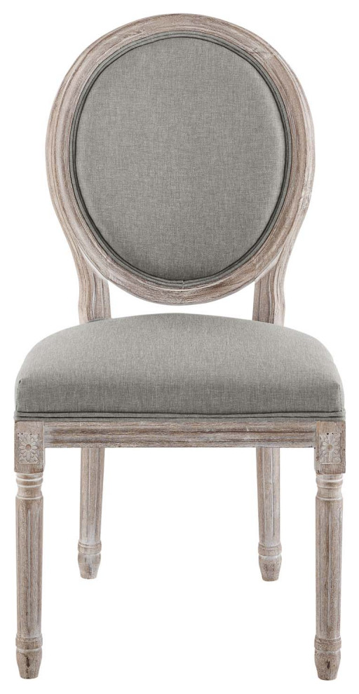 Emanate Dining Side Chair Upholstered Fabric Set of 4 EEI 3468 BEI   French Country   Dining Chairs   by Kolibri Decor  Houzz