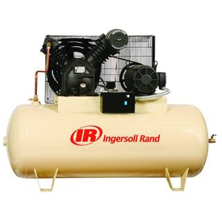 Ingersoll Rand Type 30 Reciprocating 120 Gal. 10 HP Electric 230-Volt 3 Phase Air Compressor 2545E10-V