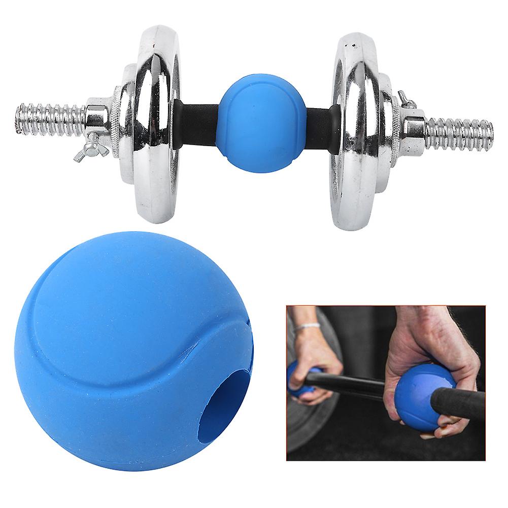 Silicone Round Barbell Grips Bar Dumbbell Adapter Balls Hand Wrap For Fitness Sports Trainingbarbell Grips