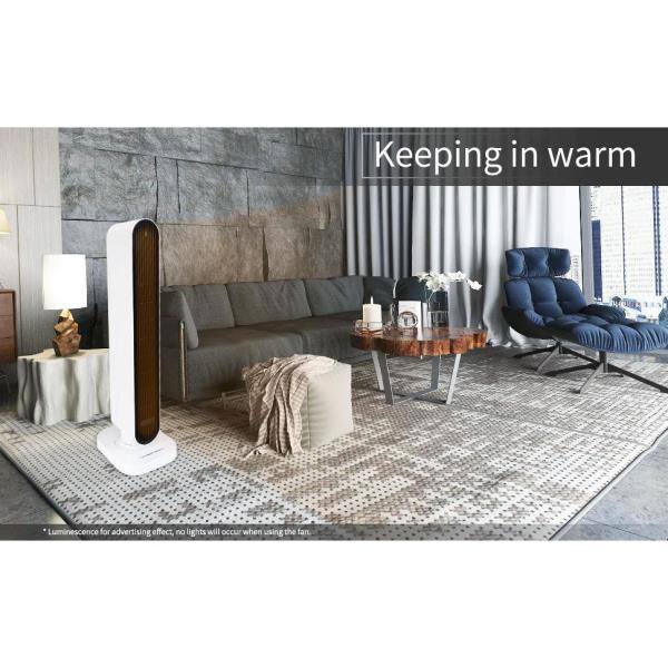 Tidoin 1500-Watt 32 in. White Ceramic Electric Space Heater with Remote Control 4 Heat Modes Setting and Timer DHS-YDW11-3300