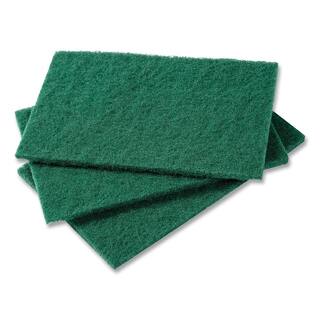 AmerCareRoyal 6 in. x 9 in. Green Medium-Duty Scouring Pad Sponge (60Carton) RPPS960