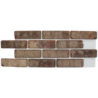 Old Mill Brick 28 in. x 10.5 in. x 0.5 in. Brickwebb Highland Thin Brick Sheets (Box of 5-Sheets) BW-370053CS