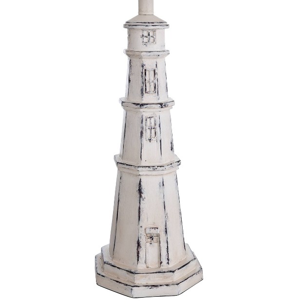 Berwyn Light House Table Lamp With Tapered Drum Shade White Stylecraft