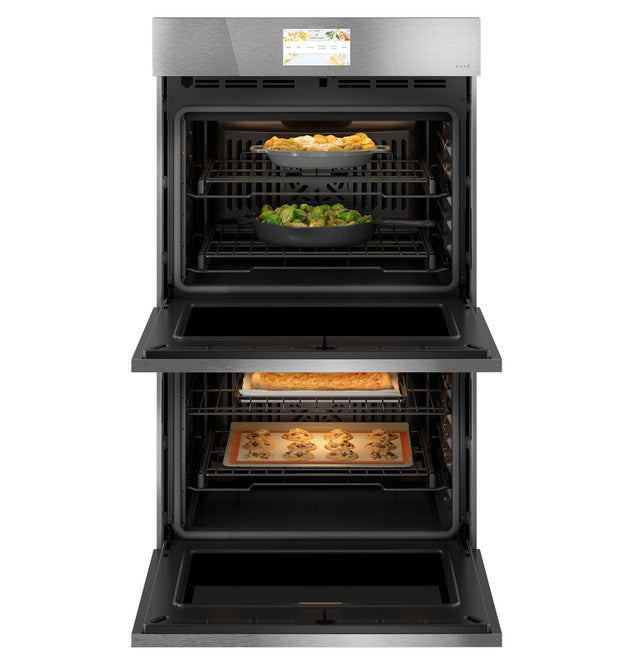 GE Cafe CTD90DM2NS5 30quot Smart BuiltIn Convection Double Wall Oven in