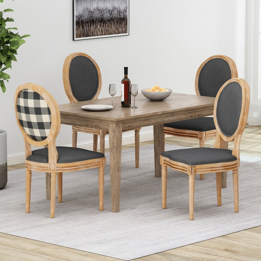 Phinnaeus French Country Dining Chairs (Set of 4) by Christopher Knight Home