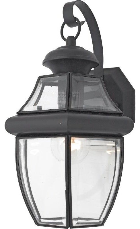 Newbury 1 Light Wall Lantern  Clear Beveled Glass   Traditional   Outdoor Wall Lights And Sconces   by 1STOPlighting  Houzz