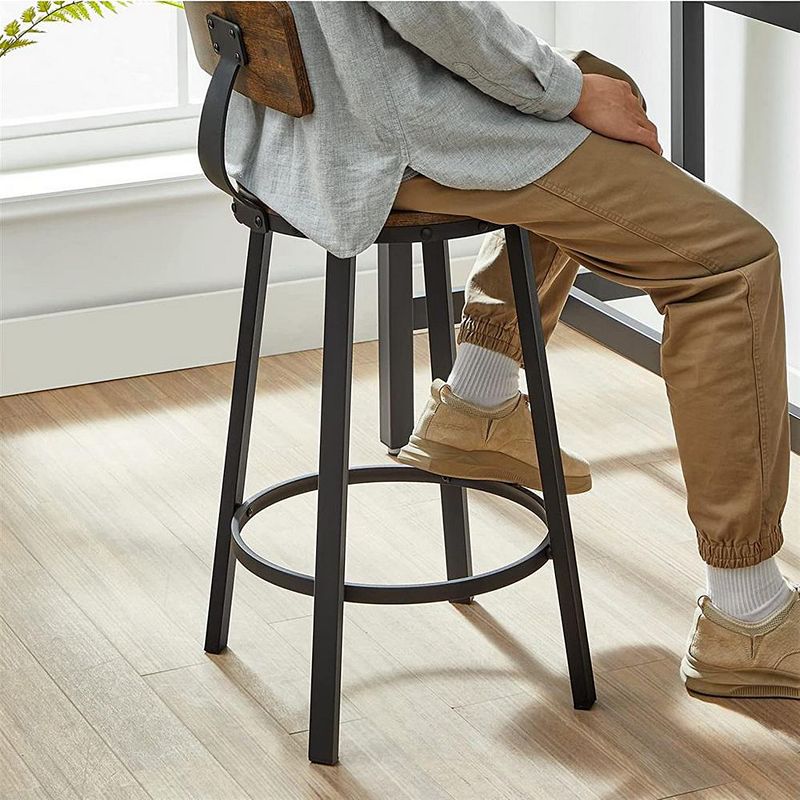 BreeBe Kitchen Stools with Backrest