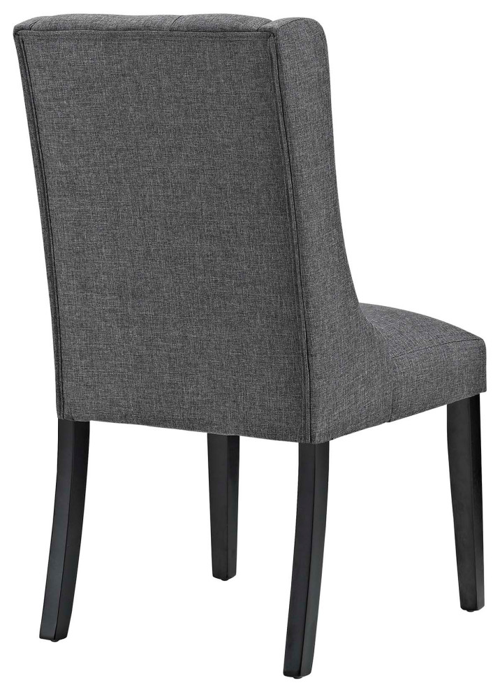 Baronet Dining Chair Fabric Set of 4 EEI 3558 AZU   Transitional   Dining Chairs   by Kolibri Decor  Houzz