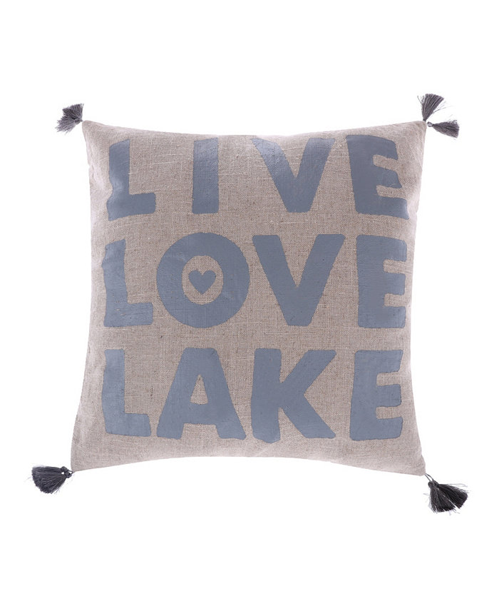 Levtex Live Love Lake Decorative Pillow， 20