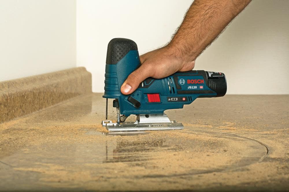 Bosch 12V Jig Saw Max Barrel Grip with Tray Reconditioned Bare Tool JS120BN-RT from Bosch