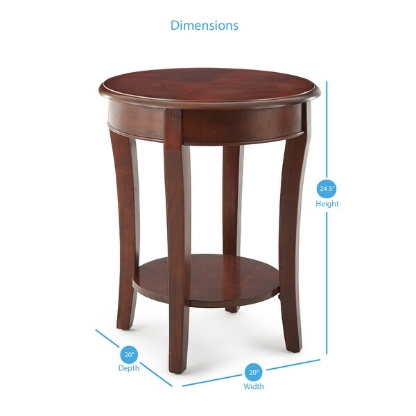 Copper Grove Angelina Cherry Finished End Table