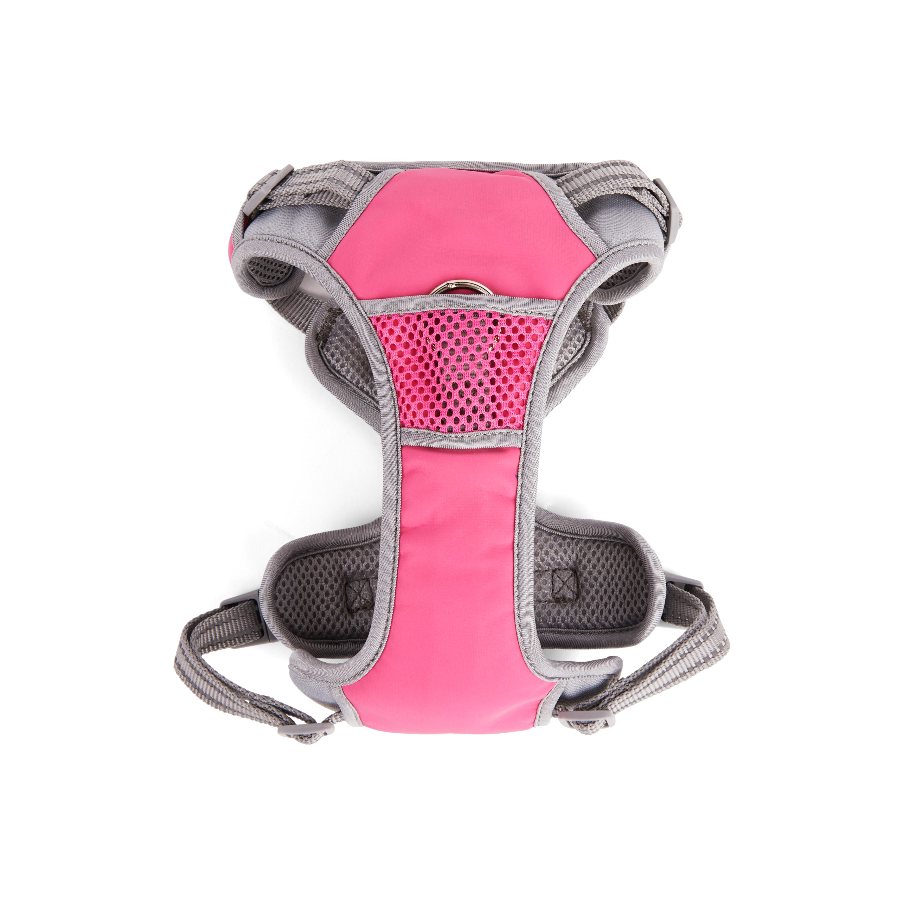 EveryYay Embrace the Pace Pink Reflective Dog Harness， X-Small