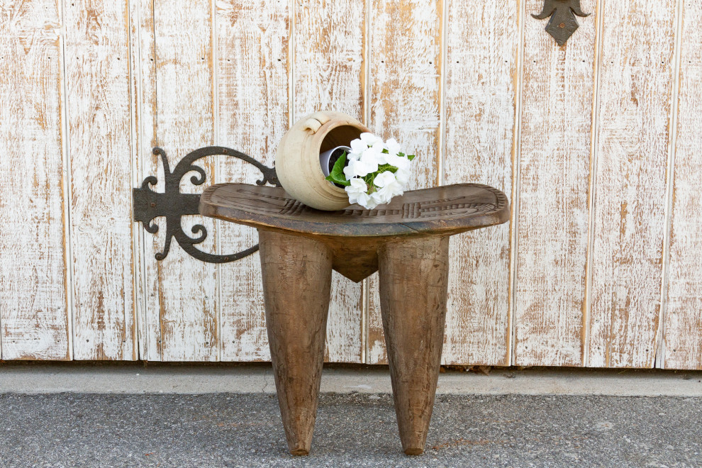 Rare Carved Lizard African Senufo Table   Southwestern   Side Tables And End Tables   by De cor  Houzz