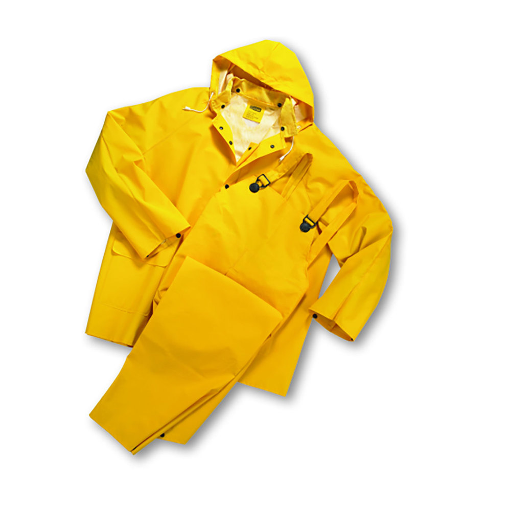 Protective Industrial Products Rainsuit West Chester Yellow PVC/Polyester 2X 3pc ;