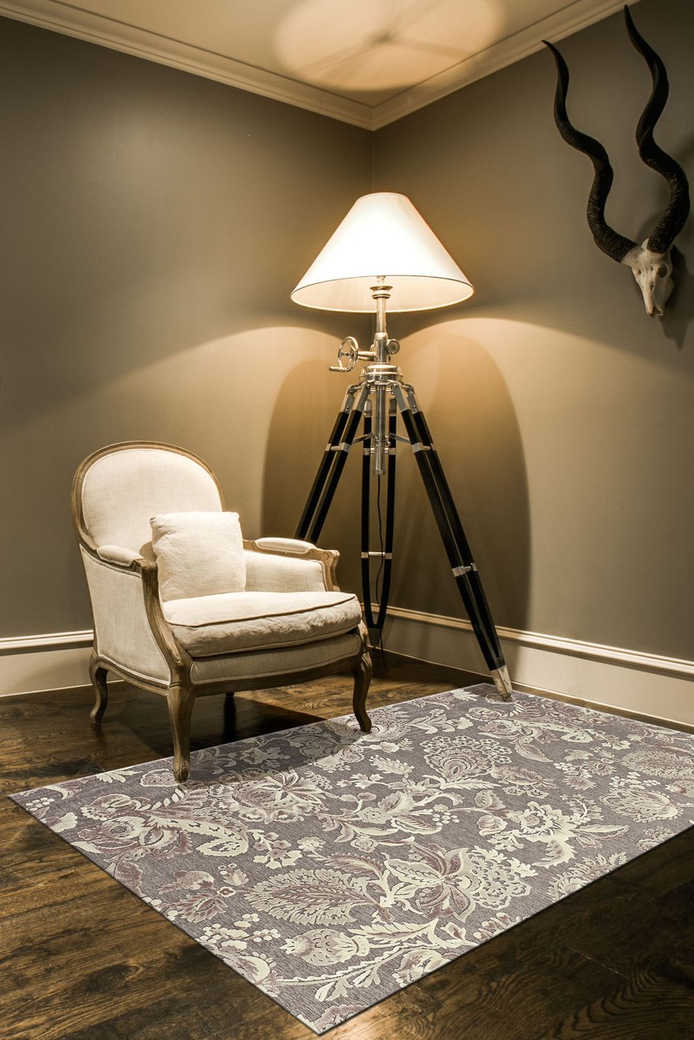 Pellaro Taupe and Gray Rug by BD Fine