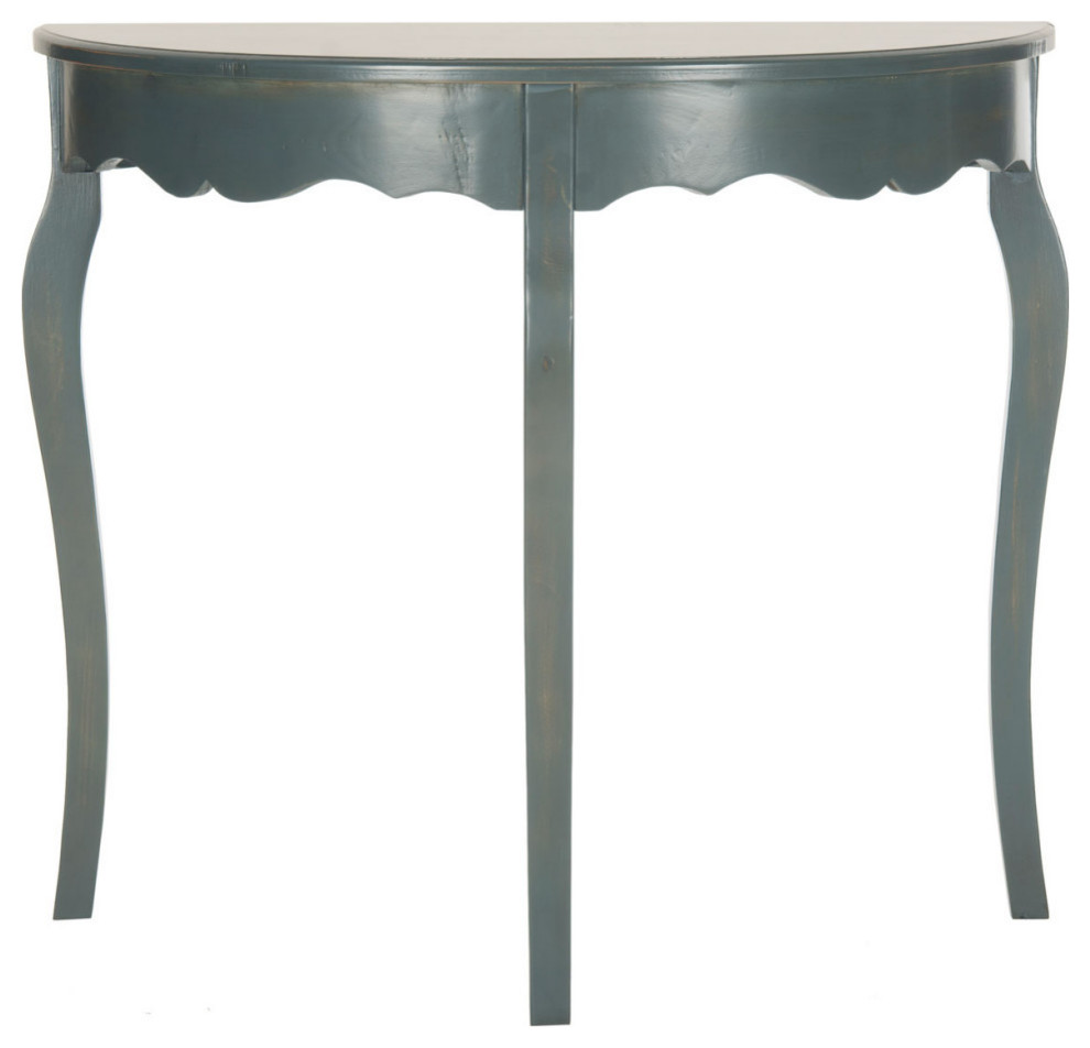 Reggis Console Dark Teal   Traditional   Console Tables   by AED Luxury Home Decor  Houzz