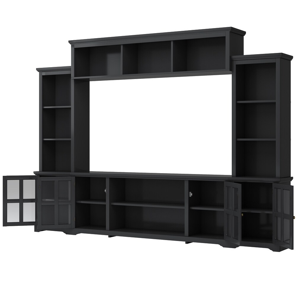 Multifunctional TV Stand Entertainment Units TV Console Table with 66\