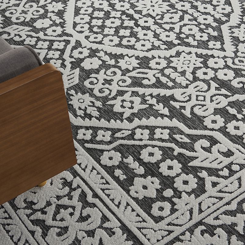 Nourison Calobra Scroll Outdoor Area Rug