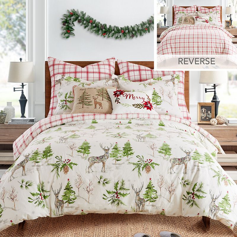 Levtex Home Sleigh Bells Full/Queen 3-Piece Duvet Cover Set