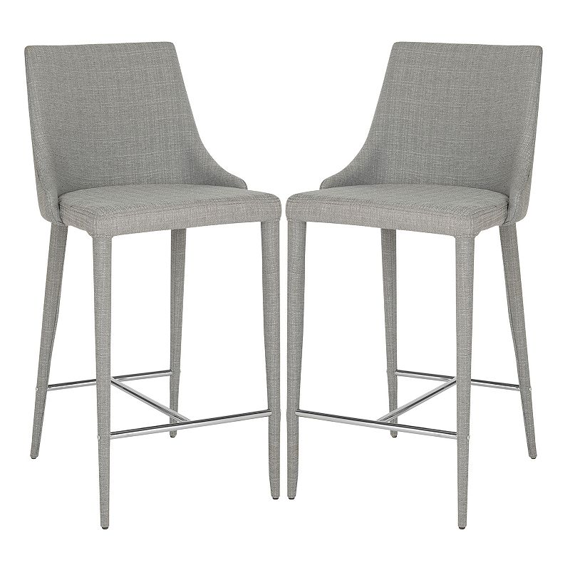 Safavieh Summerset Linen Counter Stool 2-piece Set